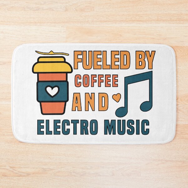 Item preview, fueled by coffee and electro music designed and sold by Shorim.