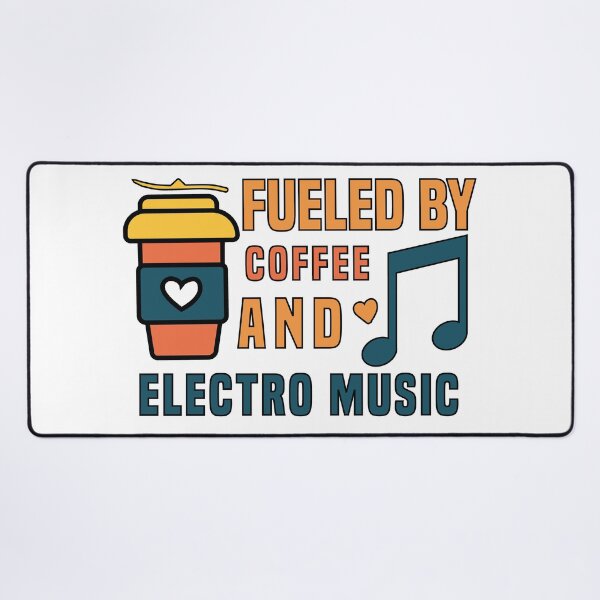Item preview, fueled by coffee and electro music designed and sold by Shorim.