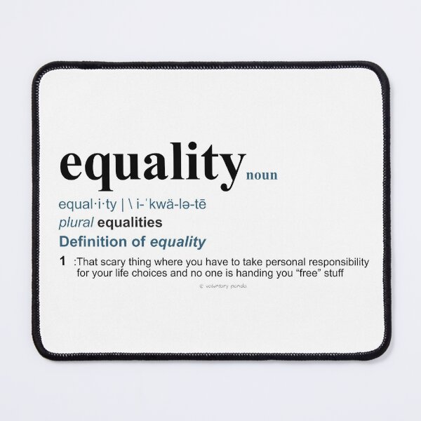 Item preview, Definition of “Equality” designed and sold by VoluntaryPanda.