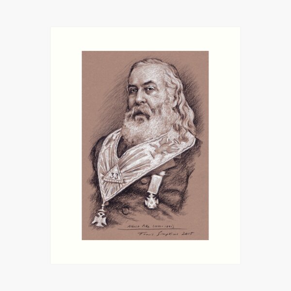 Albert Pike Art Print