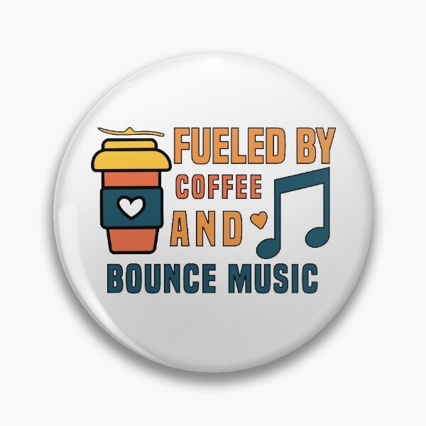 Item preview, fueled by coffee and bounce music designed and sold by Shorim.