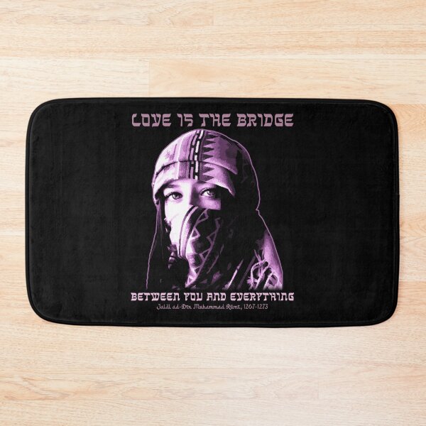 Item preview, Love is the Bridge, Persian Proverb, Rūmī, Traditional Arabic, Islamic Proverb Design designed and sold by Proverbial Wisdom Design.