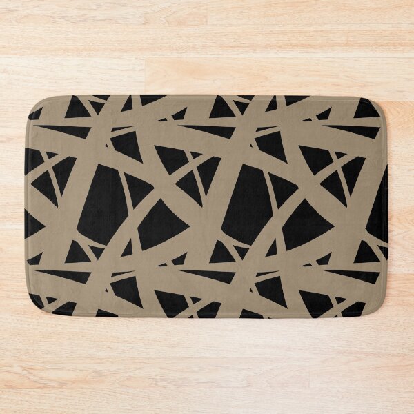 Item preview, Black and Brown Abstract Mosaic Pattern 3 Pairs DE 2022 Trending Color Tuscan Mosaic DE6208 designed and sold by ColorOfTheYears.
