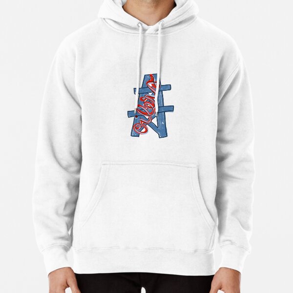 Houston Oilers '47 Lacer V-Neck Pullover Hoodie - Powder Blue/Red