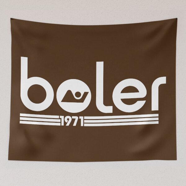 Item preview, Boler logo/wordmark 1971 for dark items designed and sold by buchananmab.