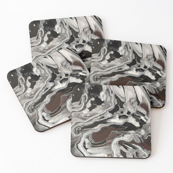 Item preview, Alien abstract acrylic painting on canvas designed and sold by Color Splash Gallery.