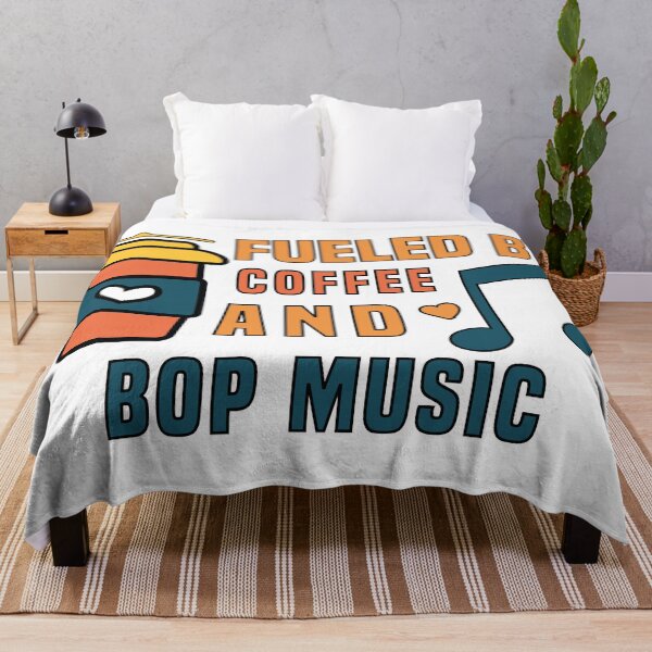 Item preview, fueled by coffee and bop music designed and sold by Shorim.