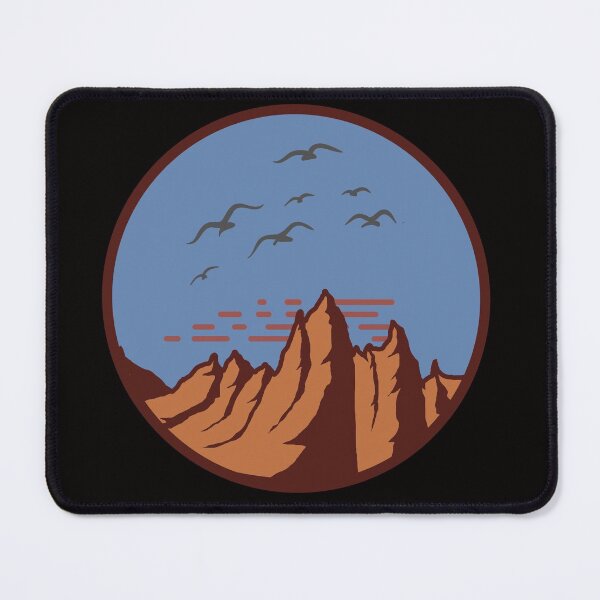 Item preview, Mountain With Birds Flying In The Sky designed and sold by Y-STUDIOS.