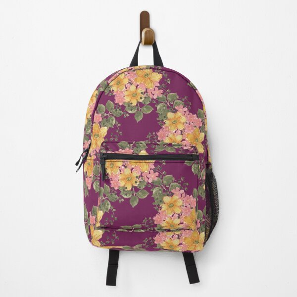 Item preview, Pink And Orange Blooms (Red Violet) designed and sold by HildegunStudio.