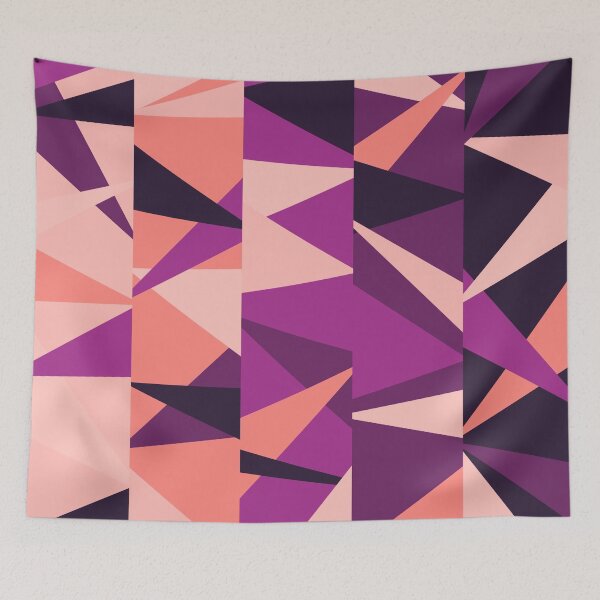 Item preview, Party Fireworks #3 Abstract Triangle Retro Pattern designed and sold by bubblyshades.
