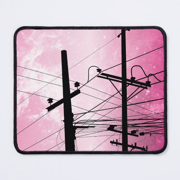 Item preview, Power Lines - Pink Space designed and sold by theblueofmyeye.