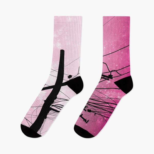 Item preview, Power Lines - Pink Space designed and sold by theblueofmyeye.