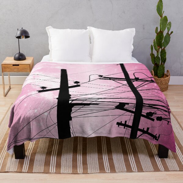 Item preview, Power Lines - Pink Space designed and sold by theblueofmyeye.