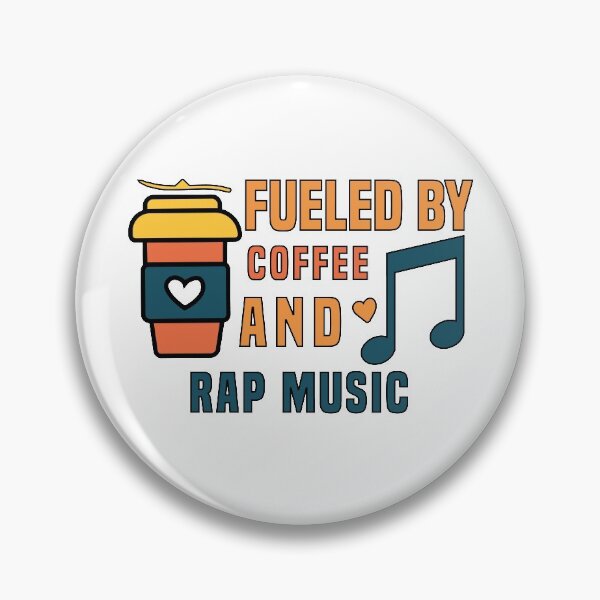 Artikelvorschau, angetrieben von Kaffee und Rap-Musik entworfen und verkauft von Shorim.