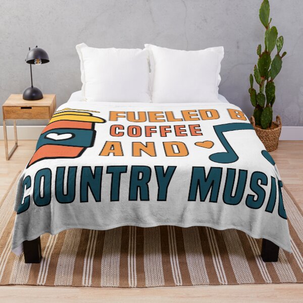 Item preview, fueled by coffee and country music designed and sold by Shorim.
