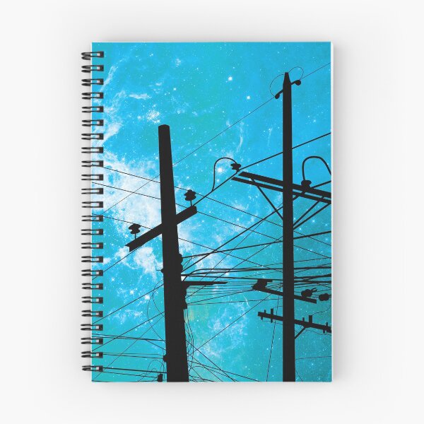 Item preview, Power Lines - Teal Space designed and sold by theblueofmyeye.