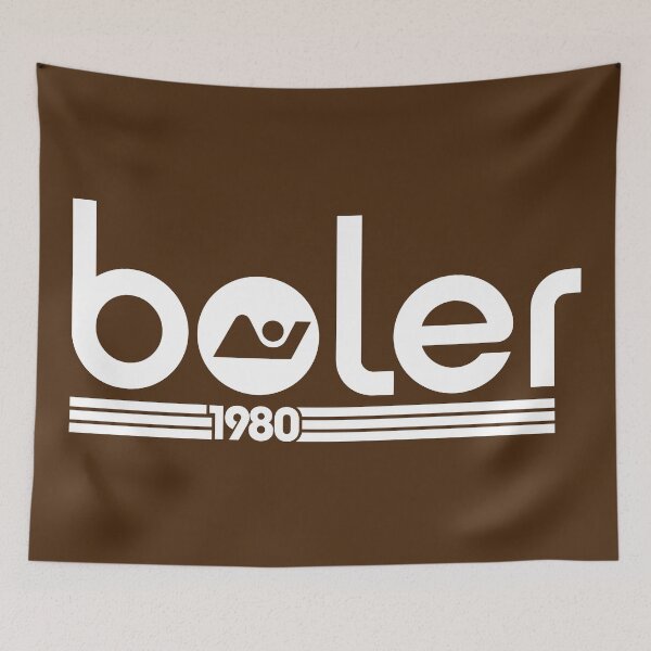 Item preview, Boler logo/wordmark 1980 for dark items designed and sold by buchananmab.