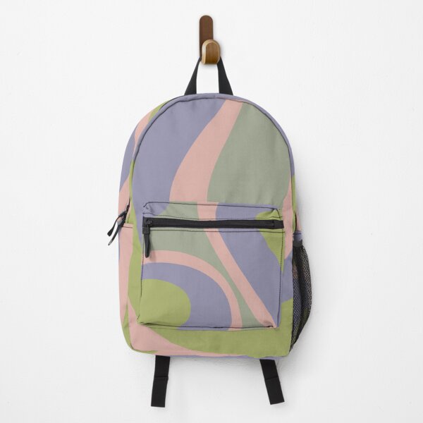Item preview, Too Groovy Retro Abstract Pattern in Lavender Blue, Lime Green, and Pale Pink designed and sold by kierkegaard.