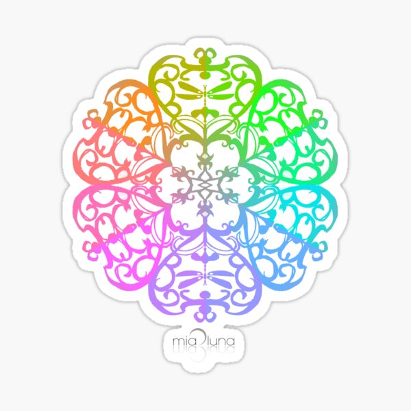 Sacral 2nd Chakra Mandala Sticker