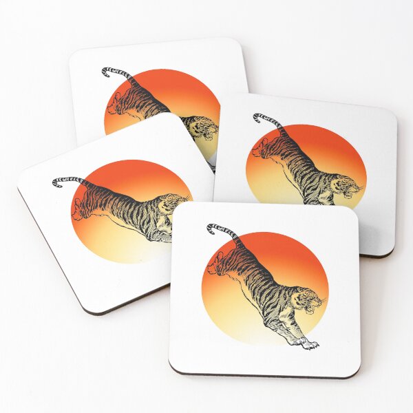 Artikelvorschau, Jahr des Tiger-Sonnenuntergang-Logos entworfen und verkauft von ChaosEdits.