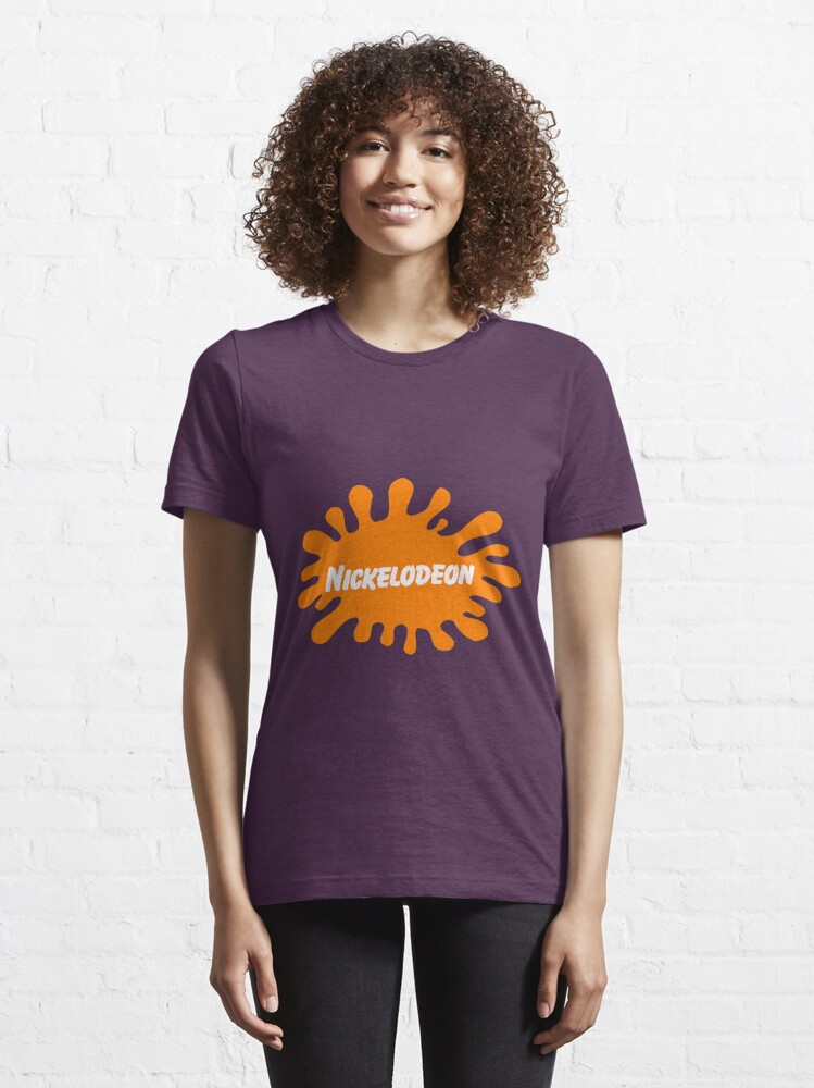 Nickelodeon Splat T-Shirt from Homage | Purple | Retro Nickelodeon T-Shirt from Homage.