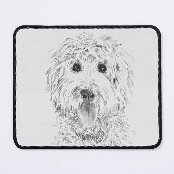 Item preview, Golden Doodle - Pet Portrait - Drawing designed and sold by MelanieRDesigns.