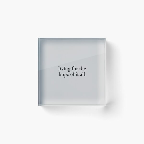 Item preview, Living For The Hope of It All August Lyrics Taylor Swift designed and sold by BoldNFresh.