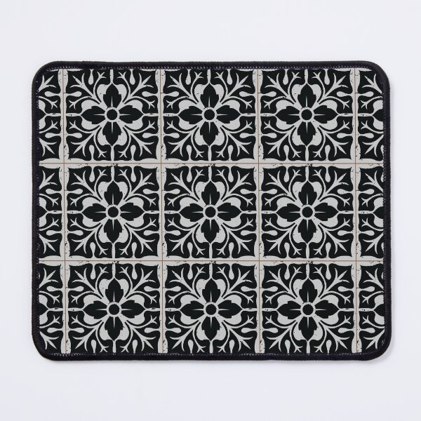 Item preview, Vintage black and white tiles 9 designed and sold by arkantus.
