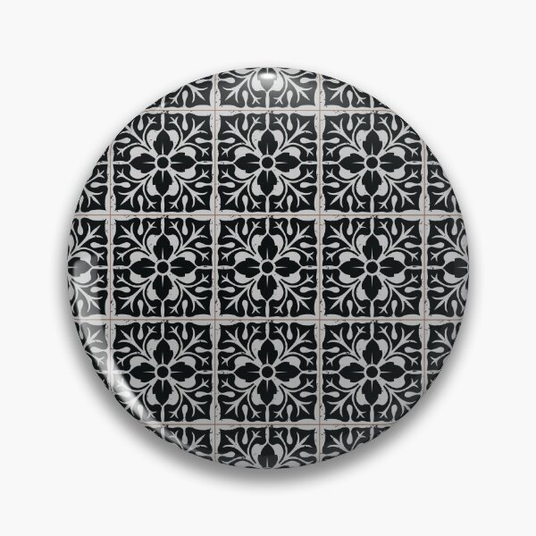 Item preview, Vintage black and white tiles 9 designed and sold by arkantus.