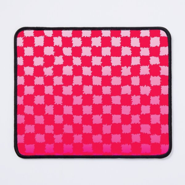 Item preview, Furry Red and pink ombré small Checkered Pattern designed and sold by EmmiLooArt.