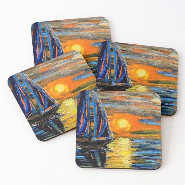 Item preview, Out sailing at sunset. designed and sold by kkartwork.