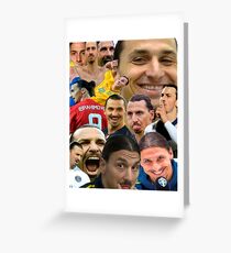 Zlatan Ibrahimovic Greeting Card