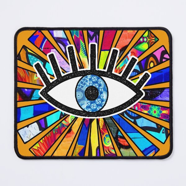 Item preview, Greek Evil Eye Graffiti Sun Rays  designed and sold by artbyomega.