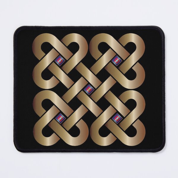 Item preview, The Golden Mufrouka -Celtic knot designed and sold by Nobiya.