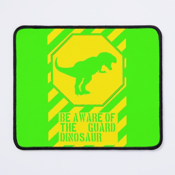 Item preview, Warning dino dinosaur guard designed and sold by Alexandra Designer.
