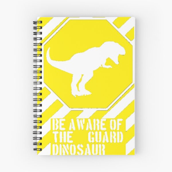Item preview, Warning dino dinosaur guard designed and sold by Alexandra Designer.