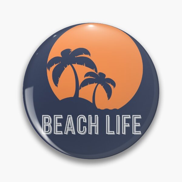 Item preview, Beach life palm tree sunset designed and sold by FamilyCurios.