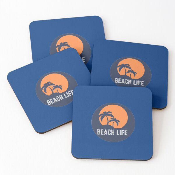 Item preview, Beach life palm tree sunset designed and sold by FamilyCurios.
