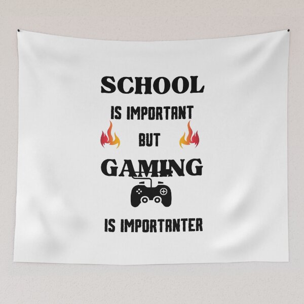 Item preview, School IS IMPORTANT BUT gaming is importanter designed and sold by Innovational.