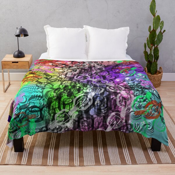 Item preview, colourful abstract nature artwork designed and sold by LadyCottonTail.