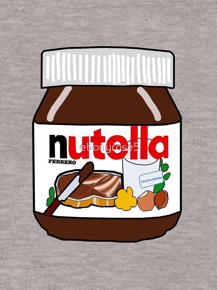 "Nutella Jar " Lightweight Hoodie for Sale by ebonyrose5 Redbubble