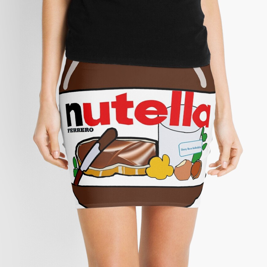 Nutella Jar  Mini Skirt for Sale by ebonyrose5