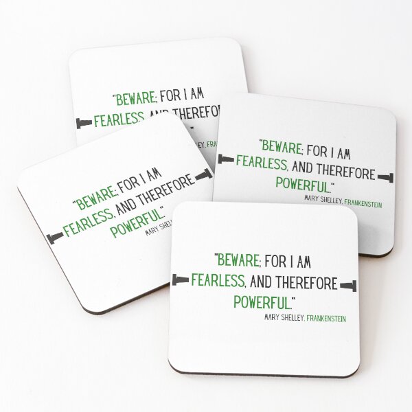 Item preview, Frankenstein by Mary Shelley Quote designed and sold by ShopLizCreates.