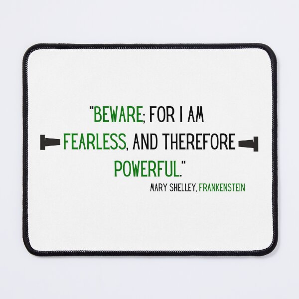 Item preview, Frankenstein by Mary Shelley Quote designed and sold by ShopLizCreates.