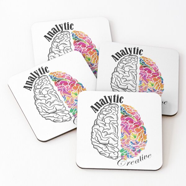 Item preview, Analytic Creative Brain Left Right designed and sold by TheInkElephant.