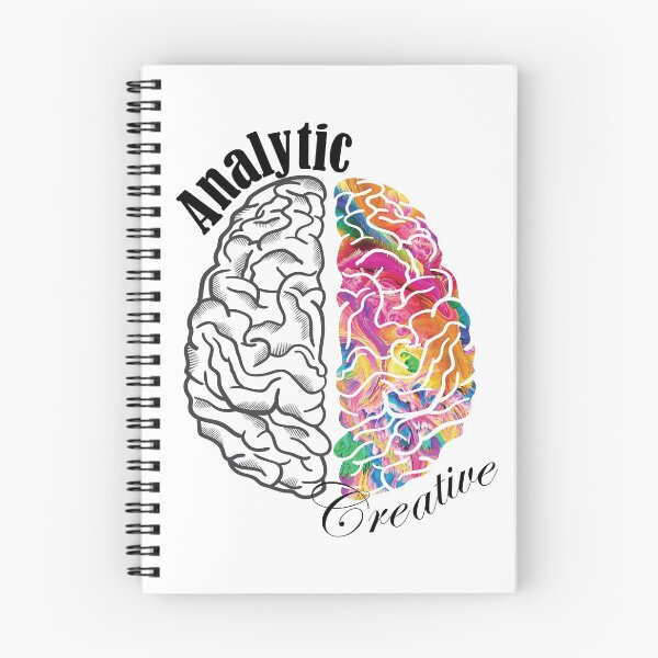 Item preview, Analytic Creative Brain Left Right designed and sold by TheInkElephant.