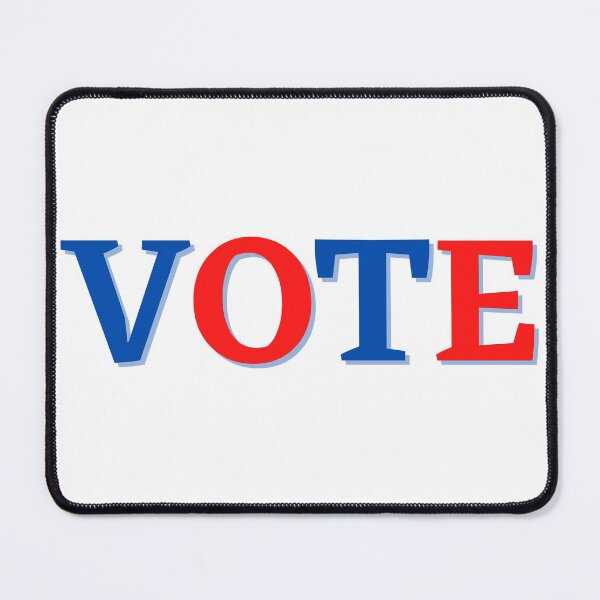 Item preview, Vote - Blue and Red designed and sold by MightyFineGoods.