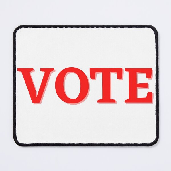 Item preview, Vote - Red designed and sold by MightyFineGoods.
