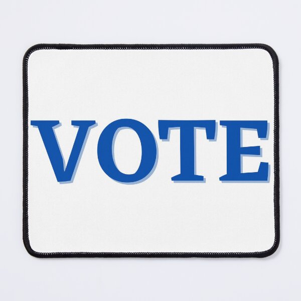Item preview, Vote - Blue designed and sold by MightyFineGoods.