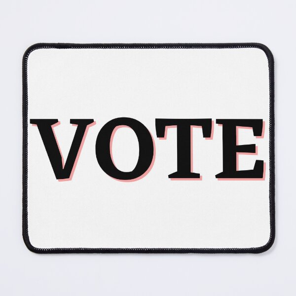 Item preview, Vote - Black and Red designed and sold by MightyFineGoods.